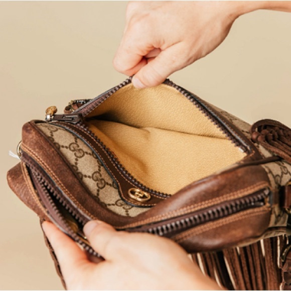 Vintage boho bag, Gucci, brand new, never carried - Picture 3 of 3